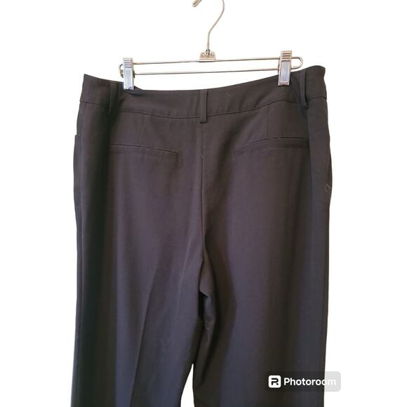 Chicos Black Dress Trousers Pants No Show Pockets Womens Slacks Sz Chico 1 Short - Picture 4 of 6